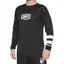 100% R-Core Long Sleeve Jersey in Black/White