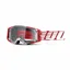 100 Armega Goggles Deep Red / Clear Lens Red Mirror
