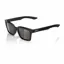 100% Erba Glasses In Polished Black/HiPER Crimson-Silver Lens