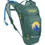 Camelbak Kids' Mini MULE 3l Hydration Pack w/1.5l Reservoir in Green/Mountains