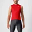 Castelli Entrata VI Sleeveless Jersey in Red/Bordeaux/Ivory