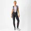 Castelli Velocissima DT Womens Bibtights in Black/Hibiscus