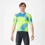 Castelli Vortice Jersey in Aquamarine/Electric Lime