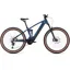 Cube Stereo Hybrid 120 Race 750 eMountain Bike in Petrol Blue