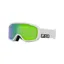 Giro Cruz Snow Goggles in White Wordmark - Loden Green Lenses