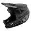 Troy Lee Designs D3 Fiberlite Helmet in Spider Stripe-Black