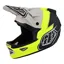Troy Lee Designs D3 Fiberlite Helmet in Volt-Flo Yellow