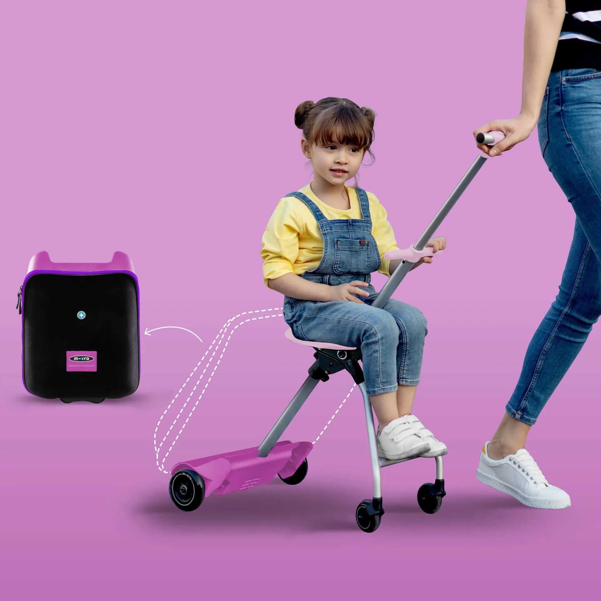 Micro lazy luggage trike hotsell