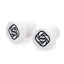 Gusset Components BMX 20-pack Push-in Plugs in White