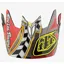 Troy Lee Designs D3 Helmet Replacement Visor in Longshot Red