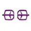 Look Trail Roc Plus Flat MTB Pedals in Purple