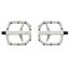 Look Trail Roc Plus Flat MTB Pedals in Silver