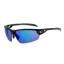 BZ Optics PHO Mirrored Blue Lens Glasses in Matt Black
