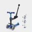 Micro 3 in 1 Deluxe Plus With Push Handle Blue 