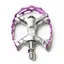 Mks Xc-Iii Bear Trap Colour Edition Pedals: 9/ 16 In Purple