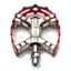 Mks Xc-Iii Bear Trap Colour Edition Pedals: 9/ 16 In Red