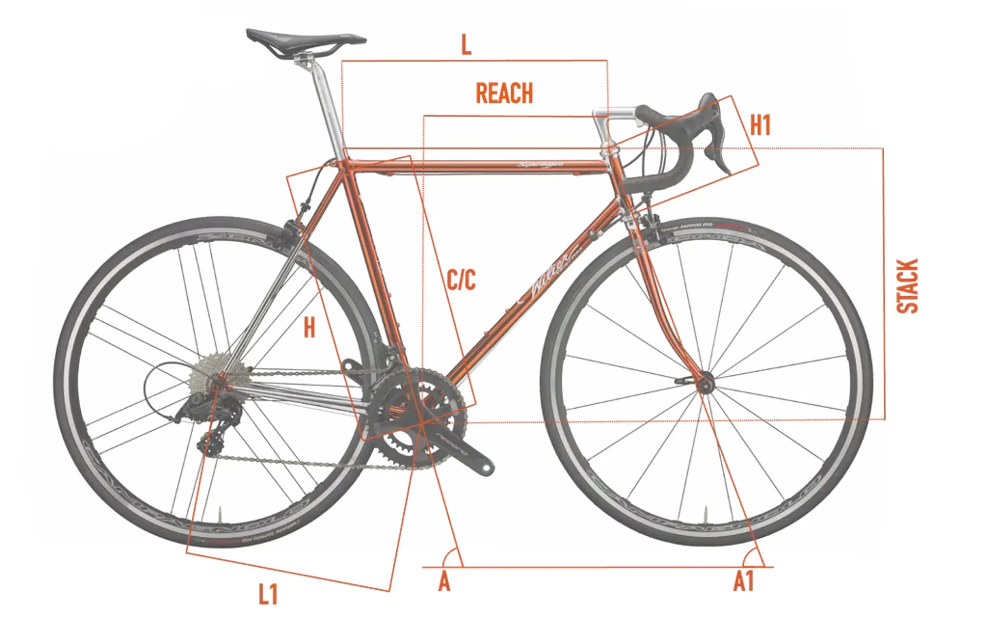 Wilier Superleggera Frame Geometry
