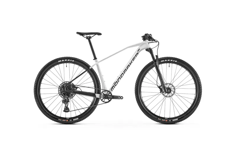 Mondraker Chrono Carbon Hardtail MTB in White and Black