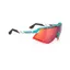 Rudy Project Defender RP Optics Sunglasses In Emerald-White Matte/Multilaser Red