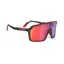 Rudy Project Spinshield RP Optics Sunglasses In Black Matte/Multilaser Red