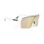Rudy Project Spinshield RP Optics Sunglasses In White Matte/Multilaser Gold