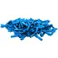 Sapim Double Square Aluminium Nipples in Blue