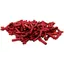 Sapim Double Square Aluminium Nipples in Red