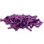 Sapim Double Square Aluminium Nipples in Purple