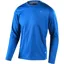 Troy Lee Designs Flowline Long Sleeve Jersey in Solid - Blue