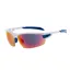 BZ Optics PHO Mirrored Fire Lens Glasses in White/Blue
