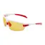 BZ Optics PHO HD Yellow Polarised Cycling Glasses in White/Red